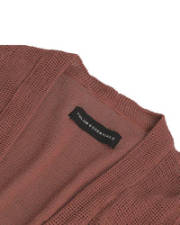 TULUM MESH KNIT KIMONO – ROSA