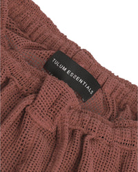TULUM MESH KNIT SHORTS – ROSA