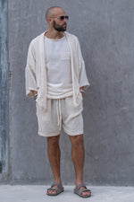 TULUM KNITTED CLASSIC SHORTS CRUDO