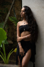 TULUM TOP & SKIRT BLACK *