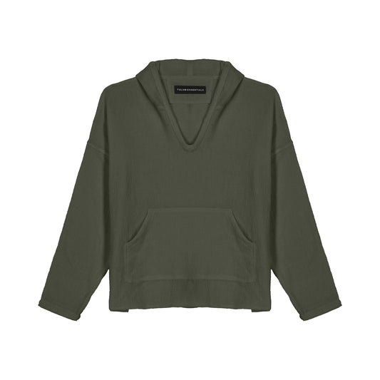 TULUM HOODIE GREEN SS25