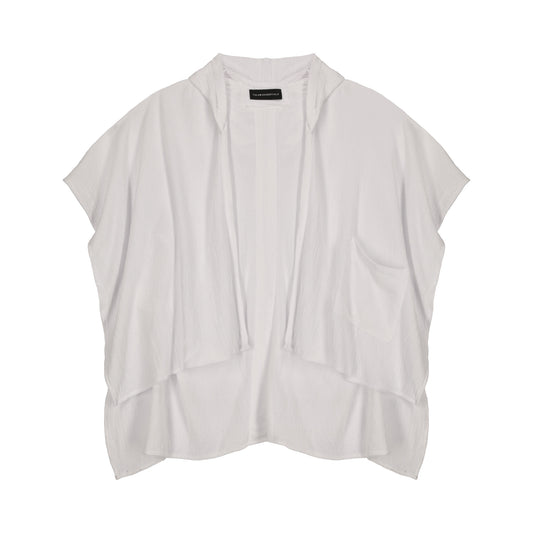 TULUM PONCHOS WHITE SS25