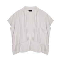 TULUM PONCHOS WHITE SS25