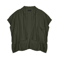 TULUM PONCHOS GREEN SS25