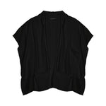 TULUM PONCHOS BLACK SS25