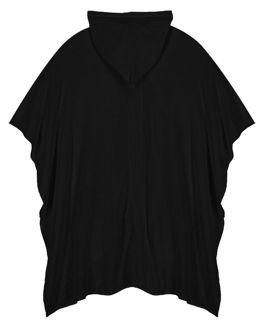 TULUM SIGNATURE PONCHO | BLACK