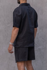 TULUM POLO PREMIUM LINEN BLACK