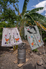 TULUM CLASSIC SHIRT LUXE " TROPICAL " SAGE SET