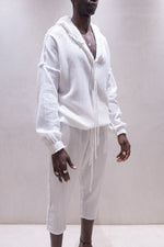 TULUM  TRACKSUITE MUSLIN WHITE HOODIE