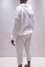 TULUM  TRACKSUITE MUSLIN WHITE HOODIE