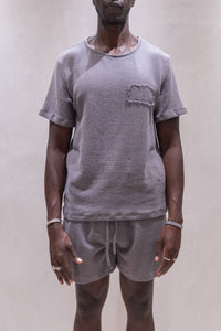 TULUM  PATCH T-SHIRT GREY