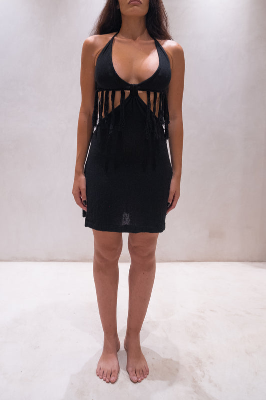 TULUM MINI SUNDRESS BLACK