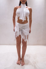 TULUM TOP & SKIRT WHITE