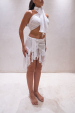 TULUM TOP & SKIRT WHITE
