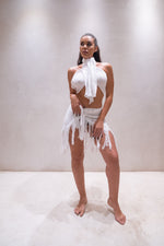 TULUM TOP & SKIRT WHITE