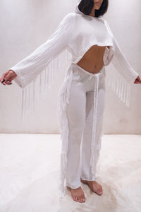 TULUM MINI HOODIE WHITE