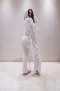 TULUM MINI HOODIE WHITE
