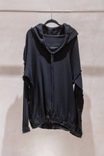 TULUM  TRACKSUITE MUSLIN BLACK HOODIE