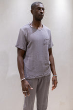 TULUM  PATCH T-SHIRT GREY